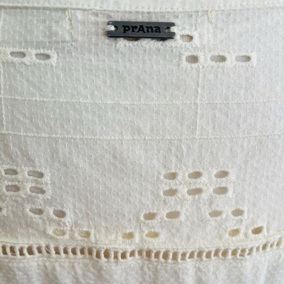 prAna Women's Keelie Top, Soft White, size Small. - Picture 9 of 11